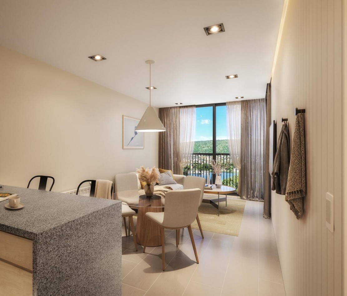 VENTA DPTO 1 DORMITORIO Y COCHERA VILLA CARLOS PAZ.