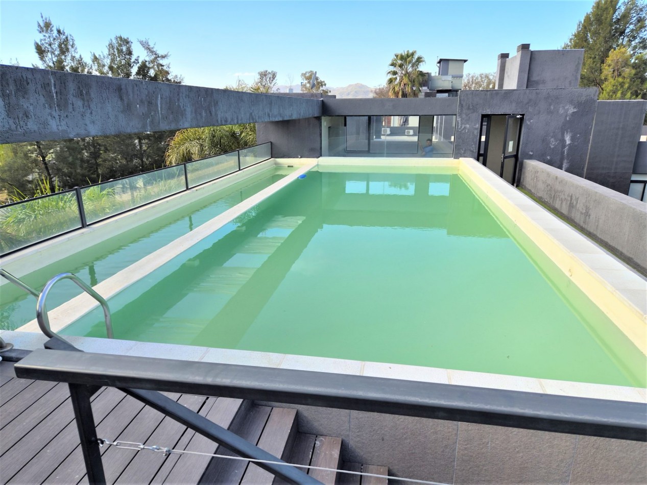 VENTA DPTO DE 2 DORMITORIOS, 2 BAÑOS Y COCHERA EN EDIFICIO LAKE 360 VILLA CARLOS PAZ